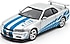 Maisto  1/24 Nissan Skyline gtr34 hızlı ve öfkeli Brian's gtr