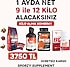 1 Ayda Net 12 Kg Alma Garantili Kombin ( Sıfır Ürün)