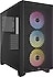 Corsair  3000D RGB Airflow CC-9011255-WW Fanlı Siyah ATX Oyuncu Kasası