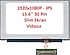 Nv156fhm-N3d Lcd Ekran Panel (15.6 Fhd Ips) Ver.1