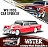 Wster  Chevrolet WS-1955BT Belair 1955 Model Araba Bluetooth Hoparlör Turkuaz