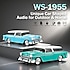 Wster  Chevrolet WS-1955BT Belair 1955 Model Araba Bluetooth Hoparlör Turkuaz