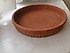 Toprak güveç fırın tepsisi sırsız 31cm çap yük.5 cm Yuvarlak Et Tava