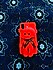 İPhone X kılıf peluş ayıcıklı kırmızı sıfır