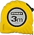 Stanley 1/30/487 Şerit metre Sarı/siyah 1 adet St130487 3 metre x 12,5 mm, Sıfır