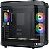 Xigmatek  EN41938 CUBI Siyah Type-C+3 Yön Temperli Cam 6x12cm ARGB E-ATX Exclusive Gaming Oyuncu Kasası