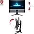 MSI  G24C6P E2 23.6" 1 ms Full HD Curved 180 Hz Oyuncu Monitörü