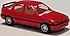 Busch 1:87 Ford Escort MKV Ghia Kırmızı - Koleksiyonluk Model