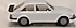 MIBER 1:87 Ford Escort XR Dekalli Beyaz - Koleksiyonluk Model
