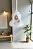 LUNA Organik Formlu, Minimal Tasarımlı, Salon ve Oturma Odası İçin Beyaz Sarkıt Avize