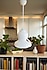 LUNA Organik Formlu, Minimal Tasarımlı, Salon ve Oturma Odası İçin Beyaz Sarkıt Avize