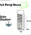 kamp feneri şarjlı ışıldak 24 ledli