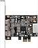 3 Port IEEE 1394 PCIe Firewire KART (SYBA SY-PEX30016)