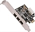 3 Port IEEE 1394 PCIe Firewire KART (SYBA SY-PEX30016)