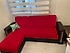 Kırmızı köşe koltuk takımı