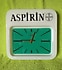 BAYER ASPİRİN REKLAMLI PLEKSİGLAS QUARTZ DUVAR SAATİ. NADİR BULUNTU.