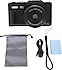 5K Dijital Kamera 75MP HD Retro Flip Ekranlı 18x Dijital Zoom Siyah 64 GB (SIFIR)