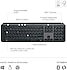 LOGITECH MX KEYS S KABLOSUZ TR Q KLAVYE SİYAH