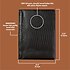 Siyah Timsah Derisi Padfolio - 10"x13" - Profesyonel Düzenleyici ve CV Klasörü