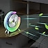 BOMER Şarjlı Masaüstü Vantilatör Rgb Led Işıklı