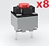 Kailh Silent Mouse Switch 8 Adet - Sıfır
