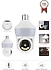 Beyaz 360° Full Hd 1080p Ampül Wifi Smart Ip Güvenlik Kamerası