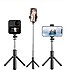 Kablosuz tripod selfie çubuğu ayaklı Bluetooth kumandalı