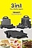 Goldmaster  Trihot IN-7464 3in1 Granit Waffle Tost Makinesi