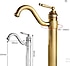 Retro Lavabo Bataryası Tek Kollu Sıcak ve Soğuk Su...Dayanıklı Pirinç Kaplama