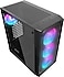 Rampage ARMOR V2 600W POWER Temper Camlı 4*12cm RGB Fan Gaming Oyuncu Kasası
