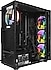 Everest  CREST V5 600W Powerlı Temper Camlı Auto RGB Fan Gaming Oyuncu Kasası