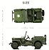Willys Jeep Metal Model Araç