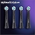 Oral-B  iO Ultimate Clean Siyah Diş Fırçası Yedek Başlığı 4'lü