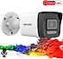 Hikvision  4Mpix, 2,8mm Lens, H265+, 30Mt Gece Görüşü, Hybrid Light, SD Kart,Dahili Mikrofon, PoE, Bullet IP Kamera