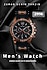 Show  Lüks Tarz Chronograph Erkek Saat – Siyah Kadran, Modern Kasa Tasarımı, Sport Premium Tasarım