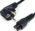 FENGYIDZ IEC 60320 C5 (Yonca tipi) Adaptör Güç Kablosu (EU Tip, Asus, Tohsiba, Sony, HP, DELL vb. laptop adaptörü güç)