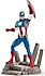 Schleich  Marvel Kaptan Amerika Figürü, Schleich Kaptan Amerika Figür, Lisanslı Orijinal Marvel Captain America Figürü