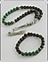 #Malahit-Onix #Tesbih #Bileklik Set 8 mm urün kodu;168  Bileklik;Ürün malzemesi malahit ve onix taşıdır. Ürün içersinde