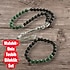 #Malahit-Onix #Tesbih #Bileklik Set 8 mm urün kodu;168  Bileklik;Ürün malzemesi malahit ve onix taşıdır. Ürün içersinde