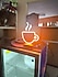 Kahve Neon lamba