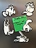 Simon Cat Magnet 5 Adet