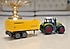 Claas Benzeri Traktör ve Yana Devirmeli Römork Takımı 1:87