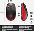 Logitech  M191 Büyük Boy USB Alıcılı 1.000 DPI Kablosuz Mouse - Kırmızı