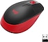 Logitech  M191 Büyük Boy USB Alıcılı 1.000 DPI Kablosuz Mouse - Kırmızı