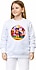 true ve arkadaşları baskılı şardonlu polar sweatshirt