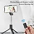 Uzaktan Kumandalı Selfie Çubuk Tripod, 360 Dönme 3'ü 1 Arada Kablosuz Selfie Çubuğu Monopod Kablosuz