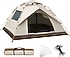 ÇADIR çift kapılı VE çift pencereli gölgelikli Tam otomatik kamp çadırı