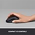Logitech  M221 Sessiz Kompakt Kablosuz Mouse - Siyah
