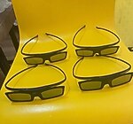 Samsung 4 adet 3 D sinema sistemleri pili gözlük