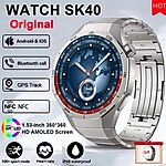 3 kordonlu amoled ekranlı akıllı saat kalobee sk40